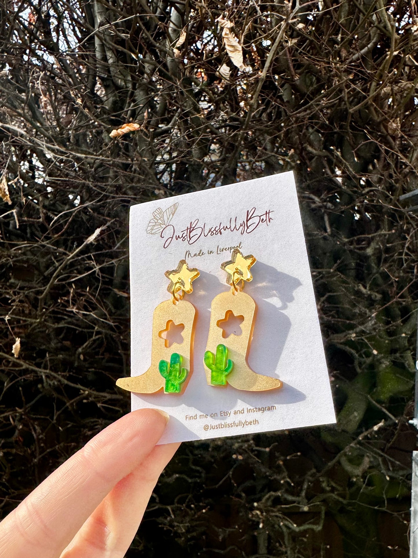 Cowgirl Booties -Cactus boot