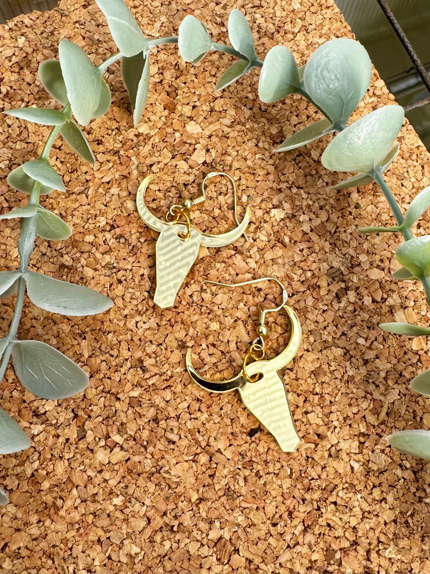 Western Bull earrings