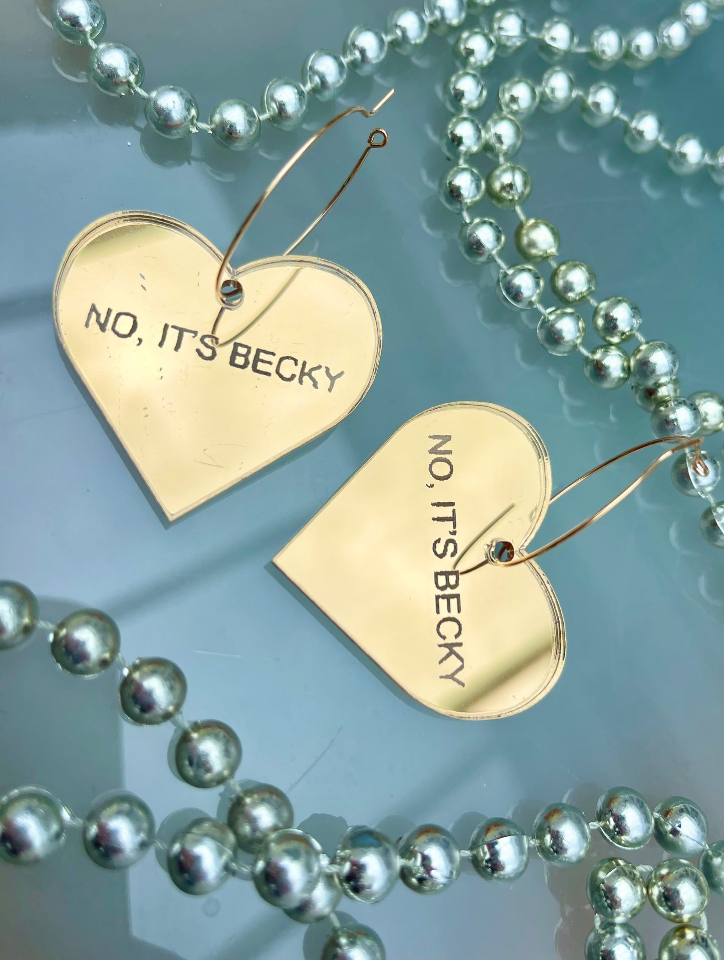 NO, IT'S BECKY earrings