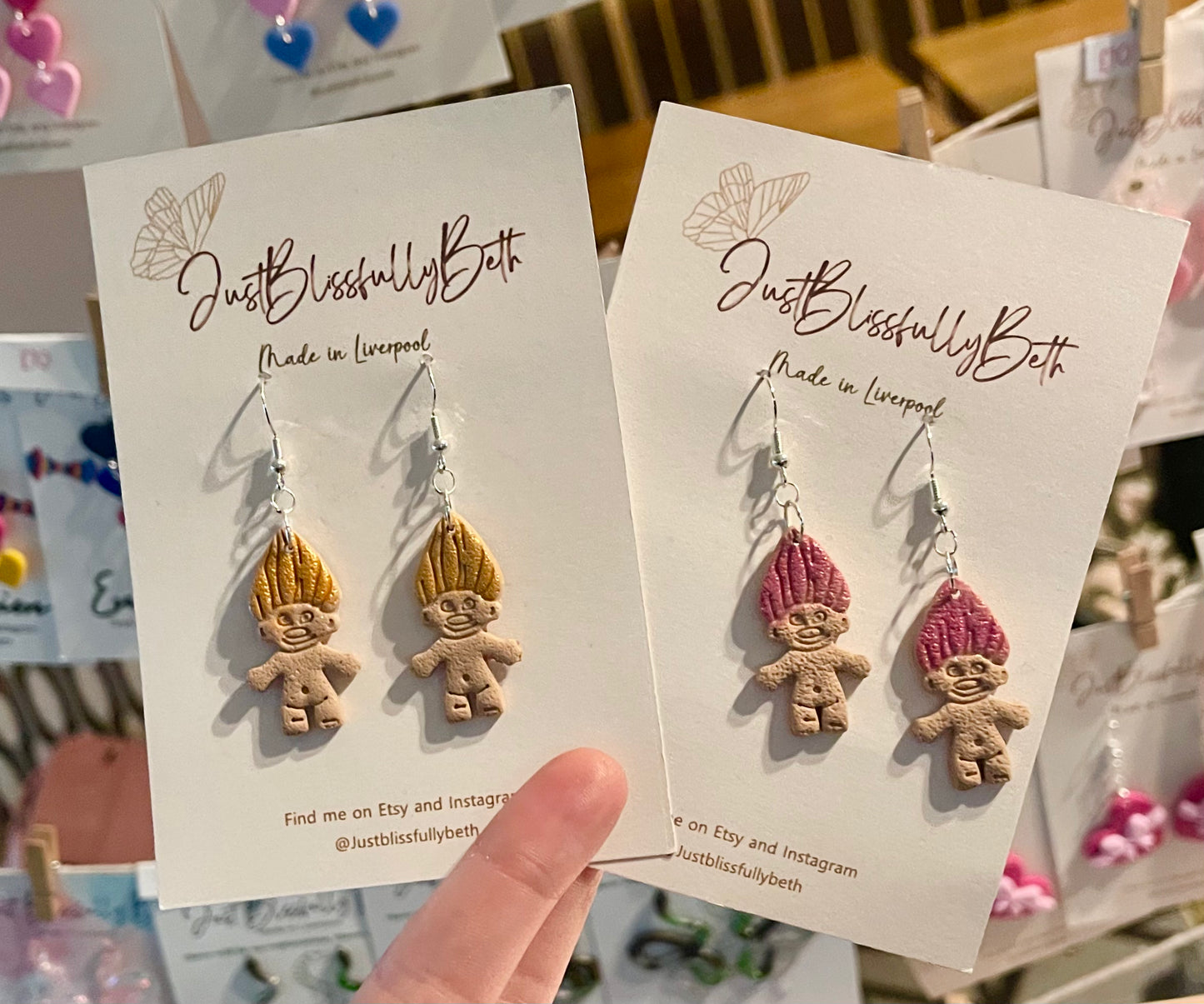 Troll earrings