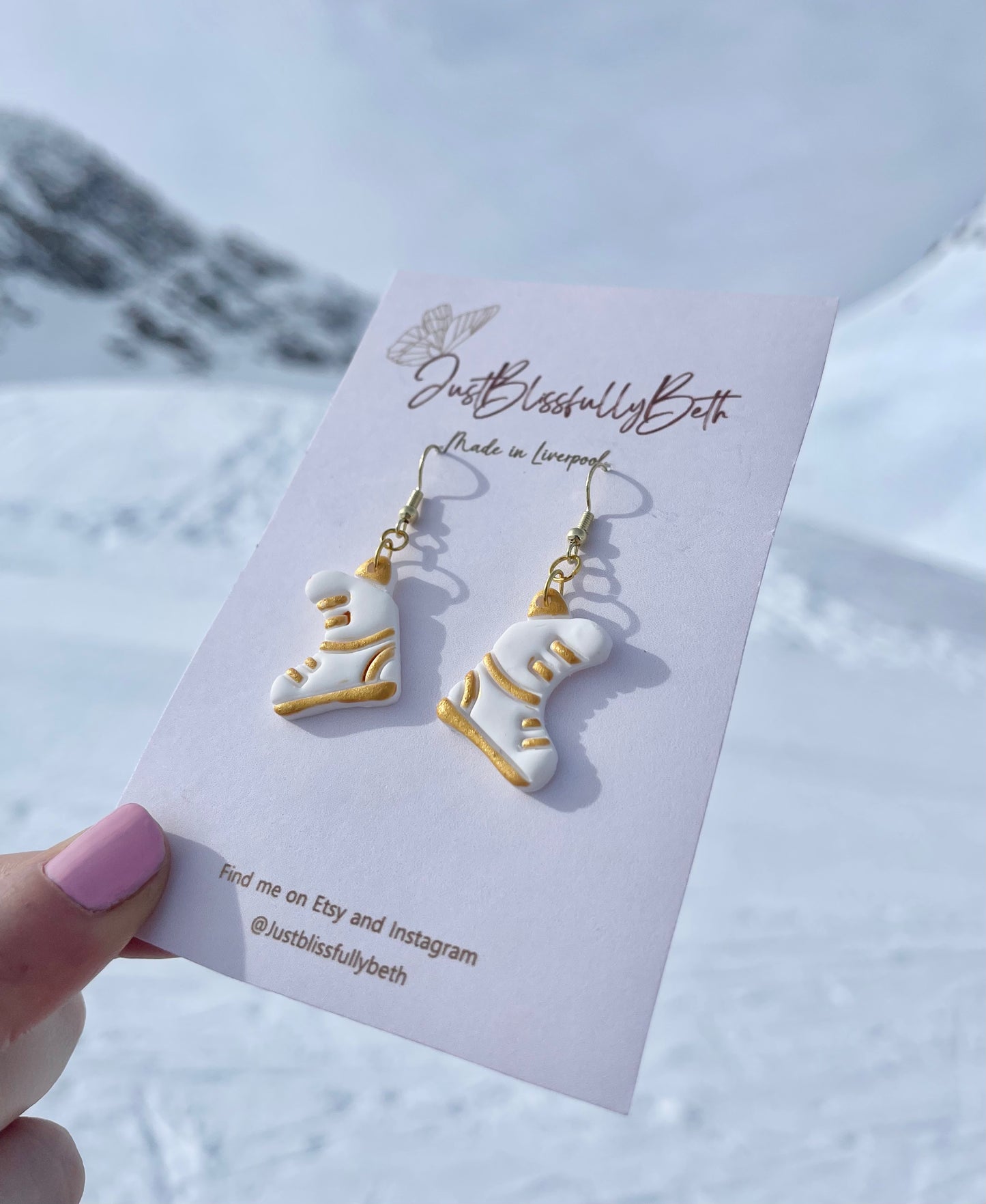 Ski Boot Earrings