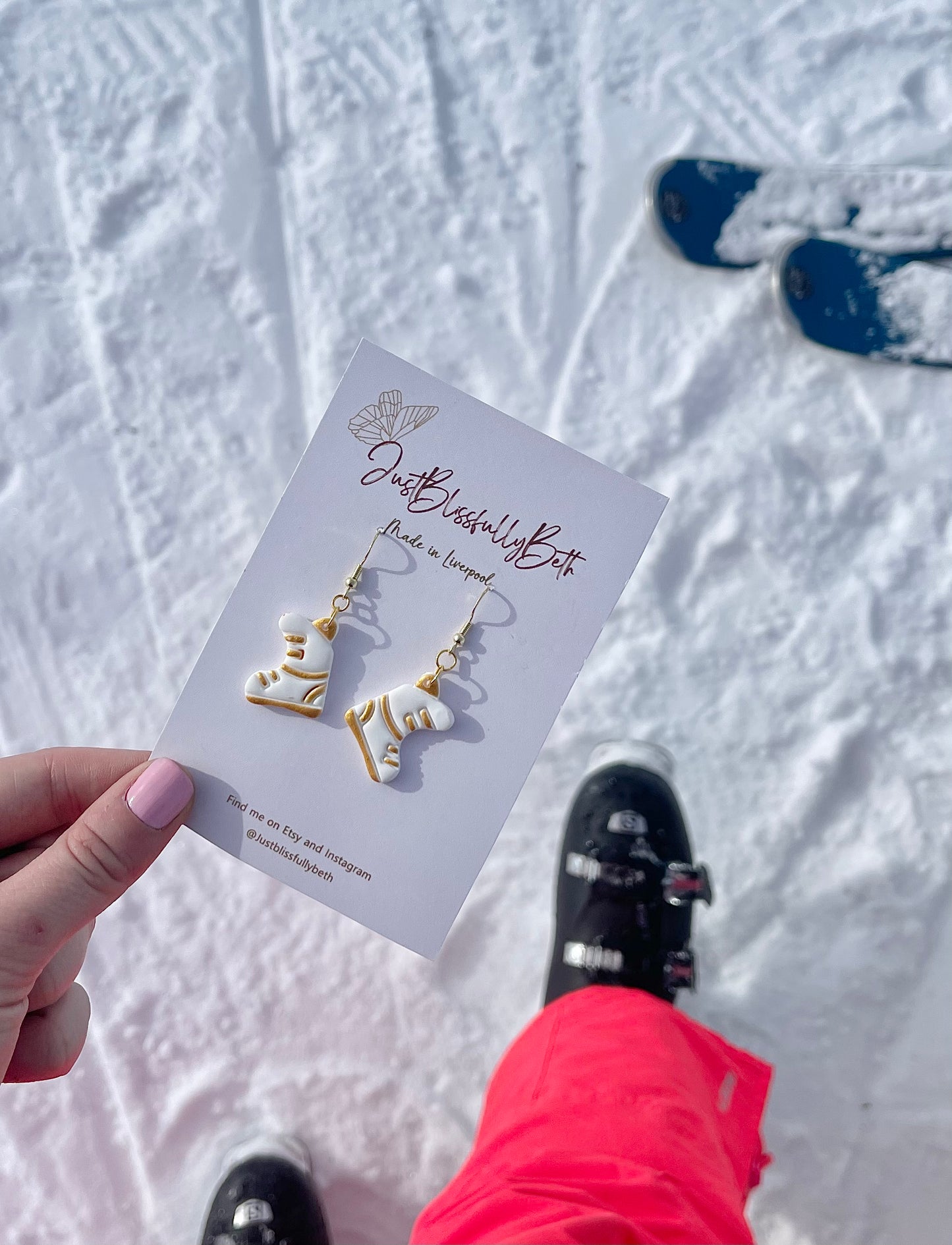 Ski Boot Earrings