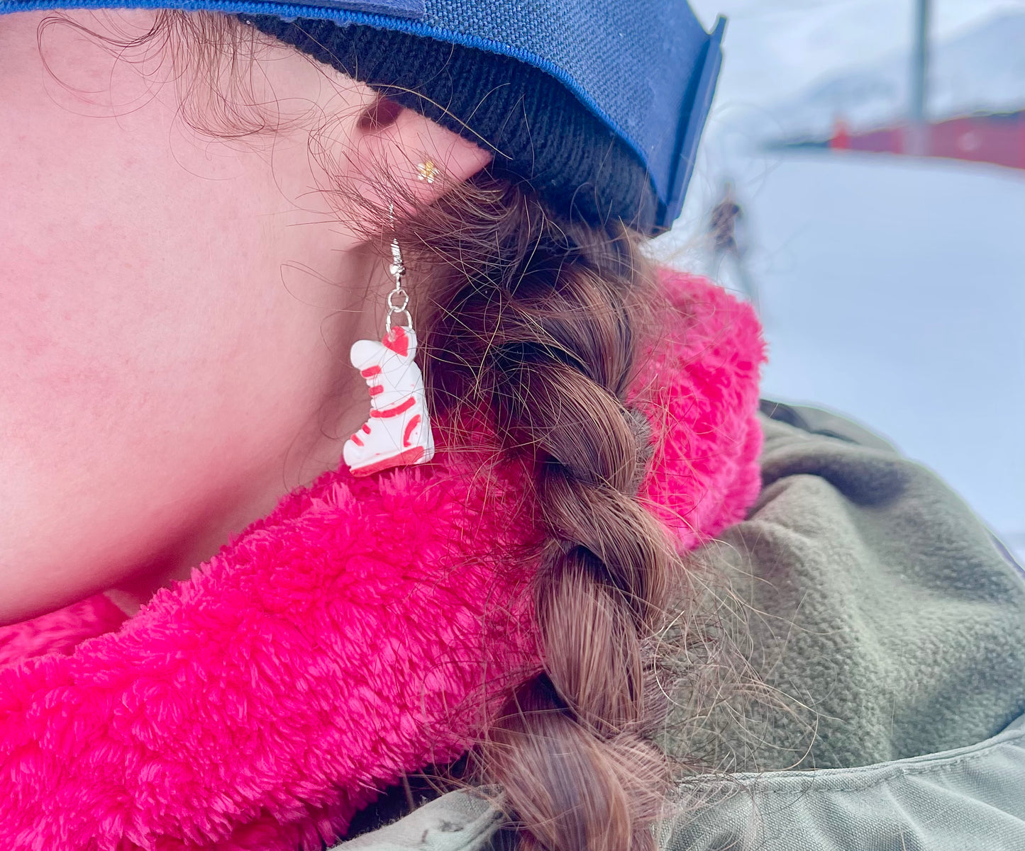 Ski Boot Earrings