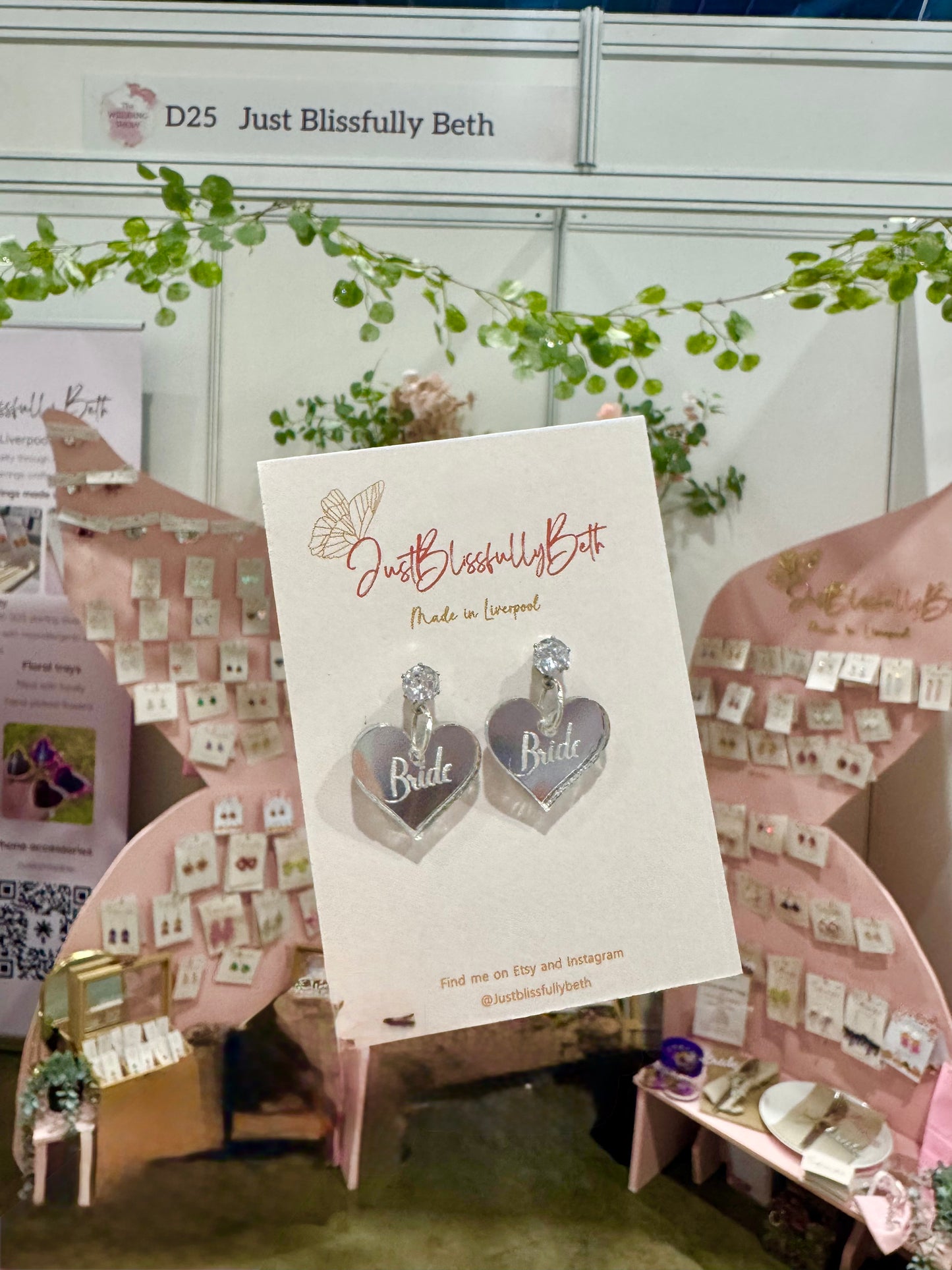Acrylic Bride Earrings