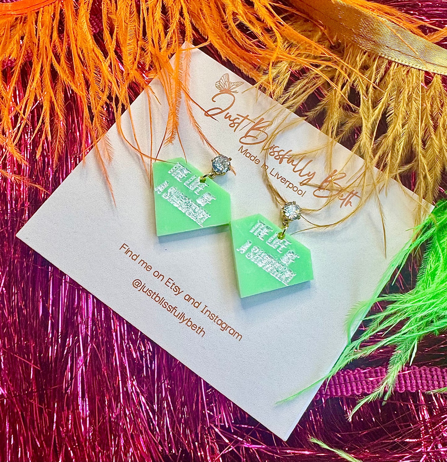 Diamond Showgirl Earring