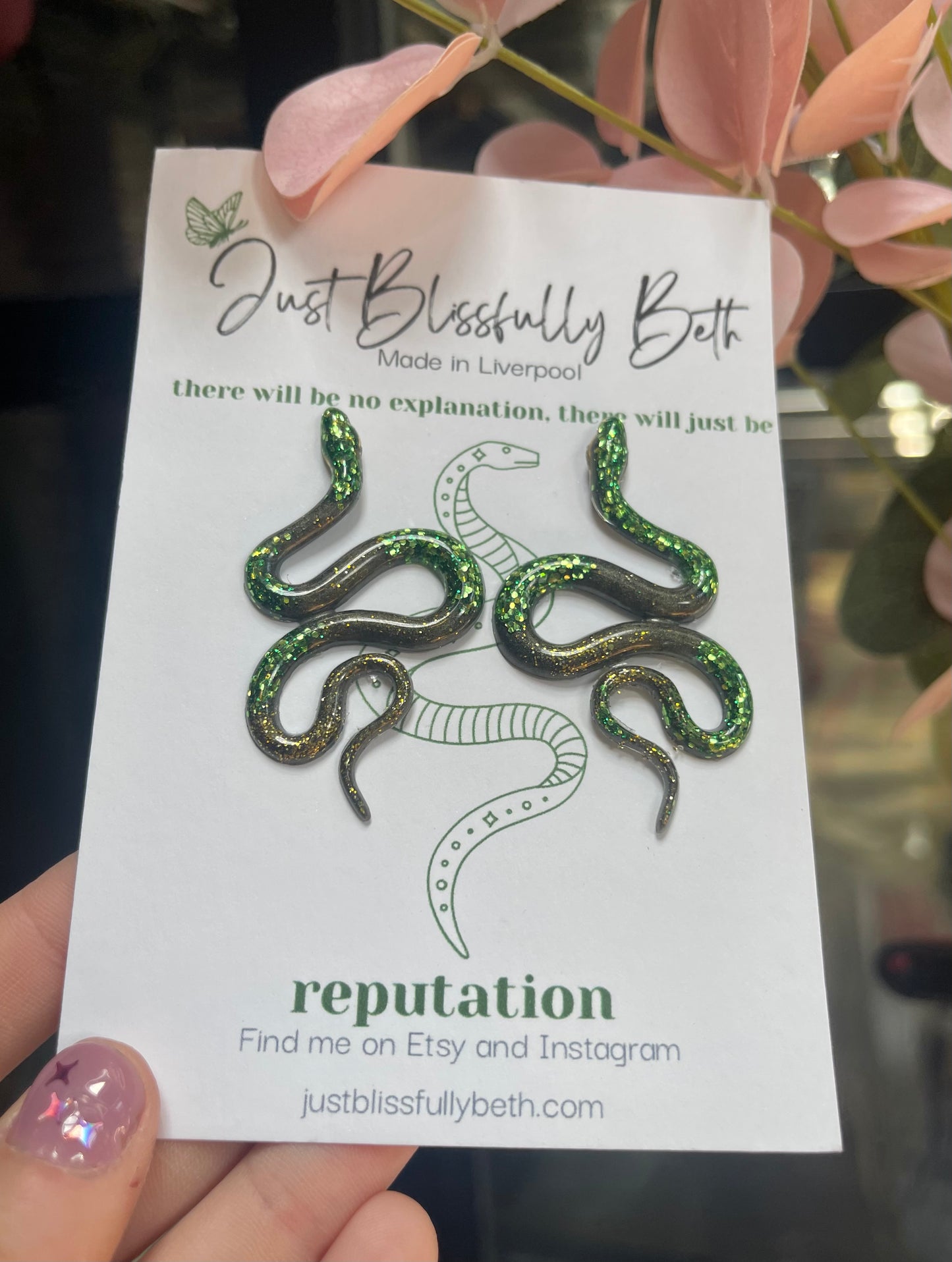 Reputation Snake earrings