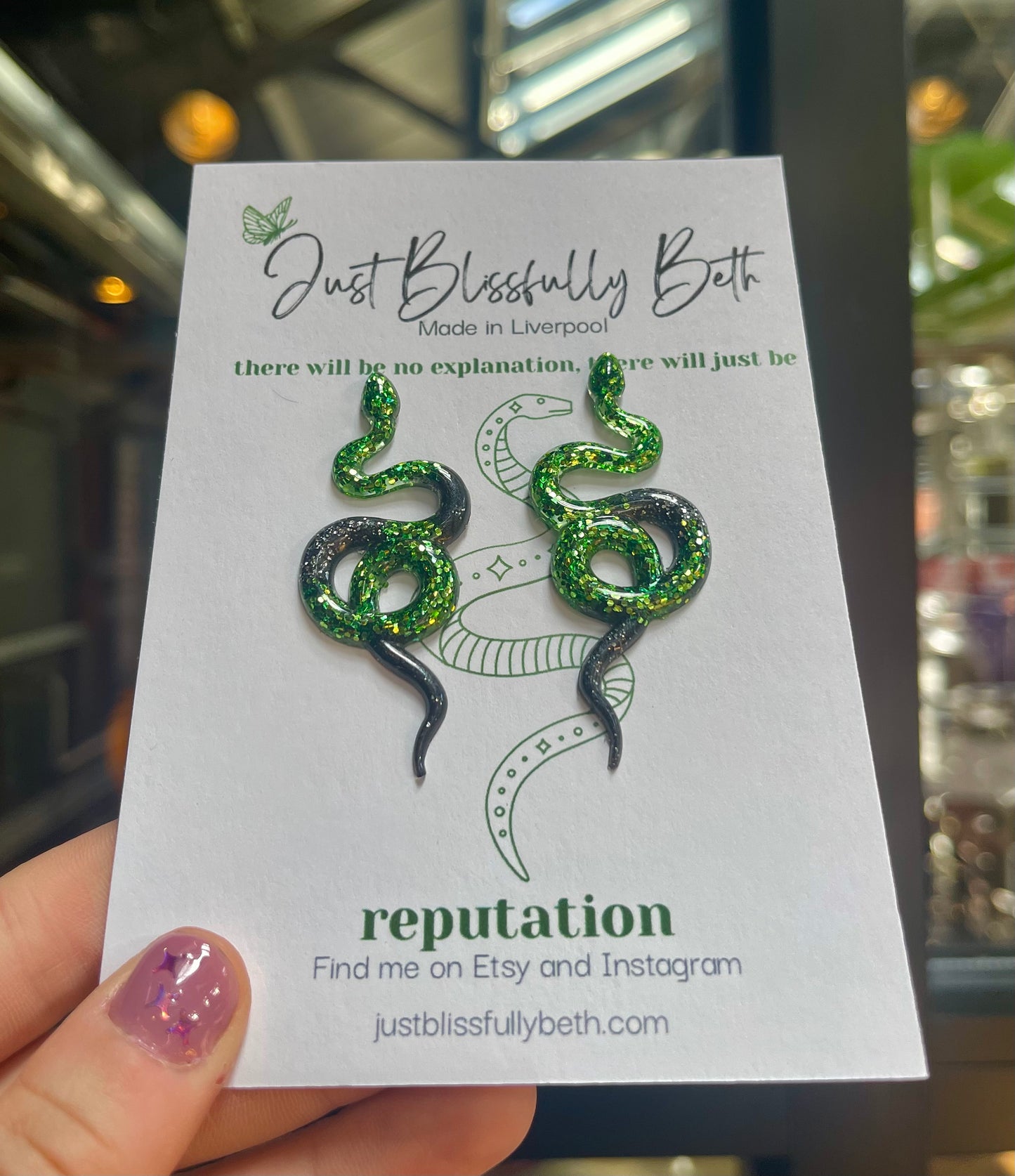 Reputation Snake earrings