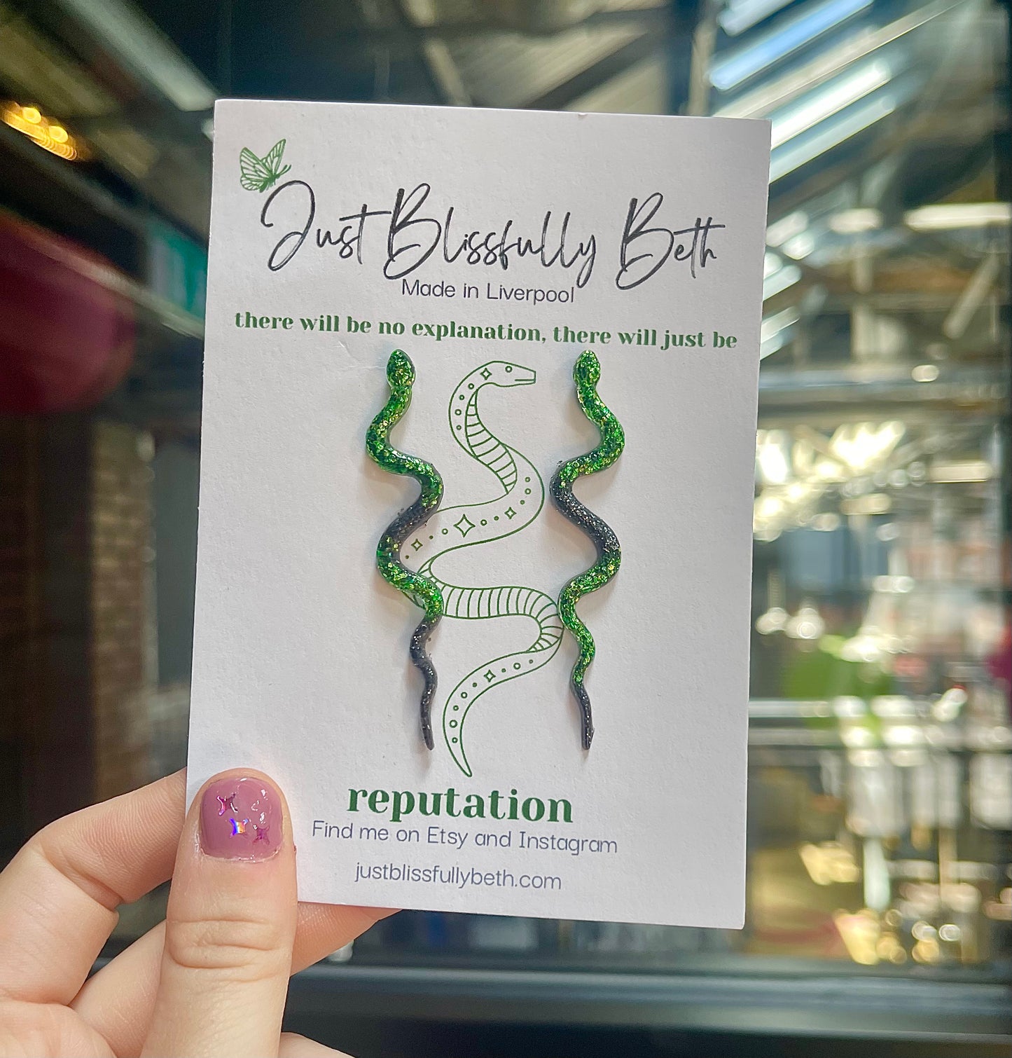 Reputation Snake earrings