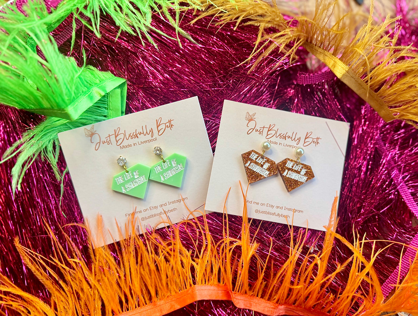 Diamond Showgirl Earring