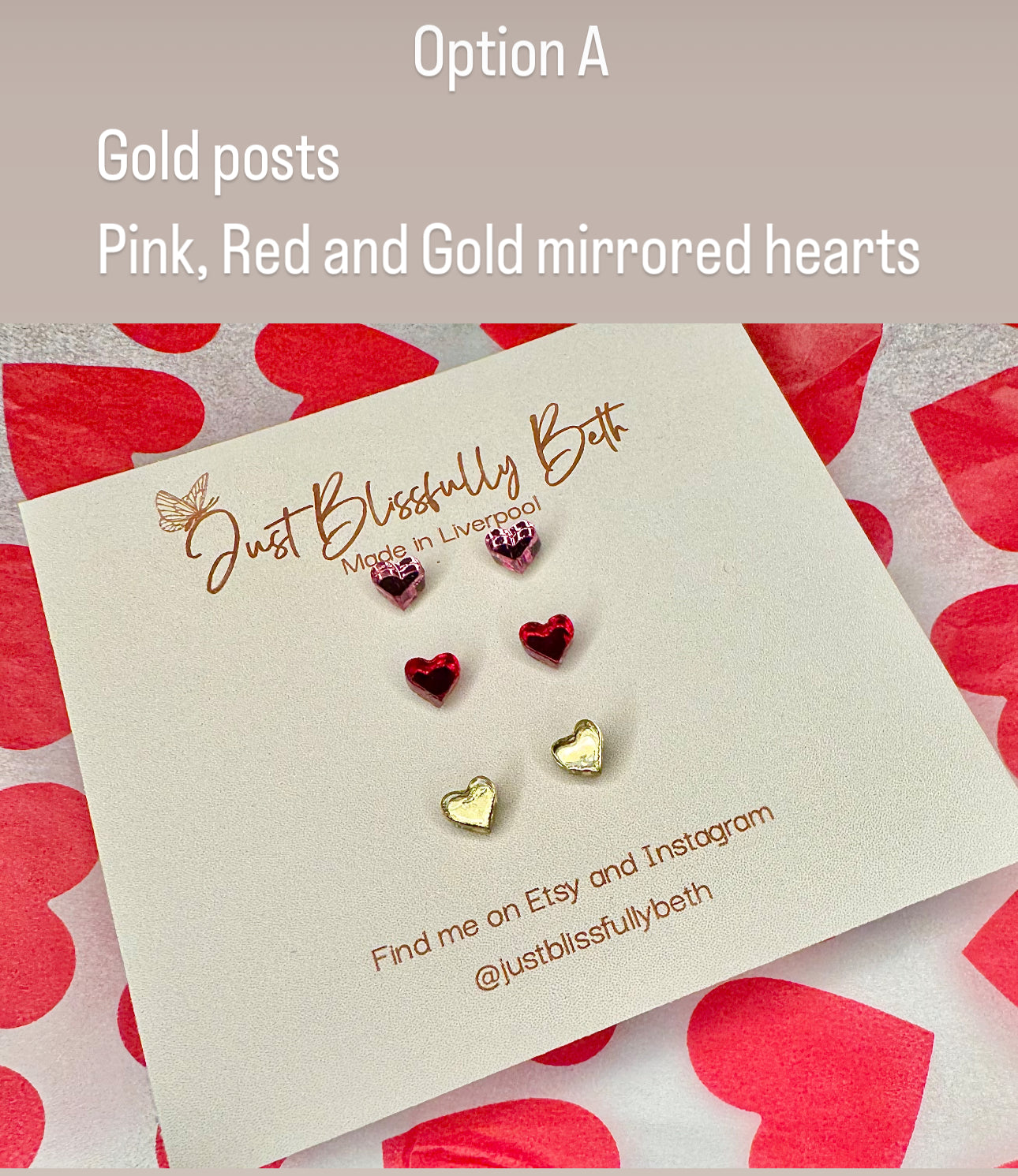 Mini Heart Stud Pack