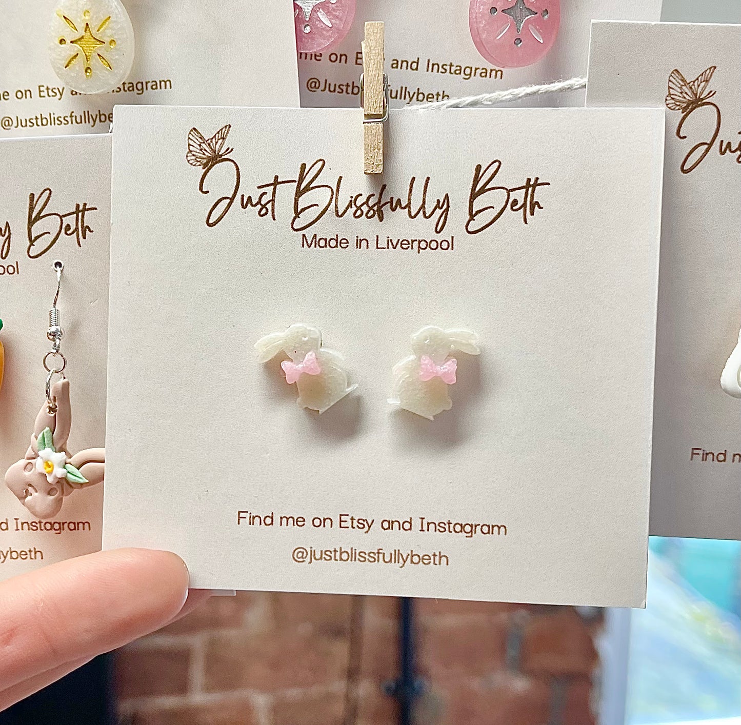Mini Bunny stud earrings