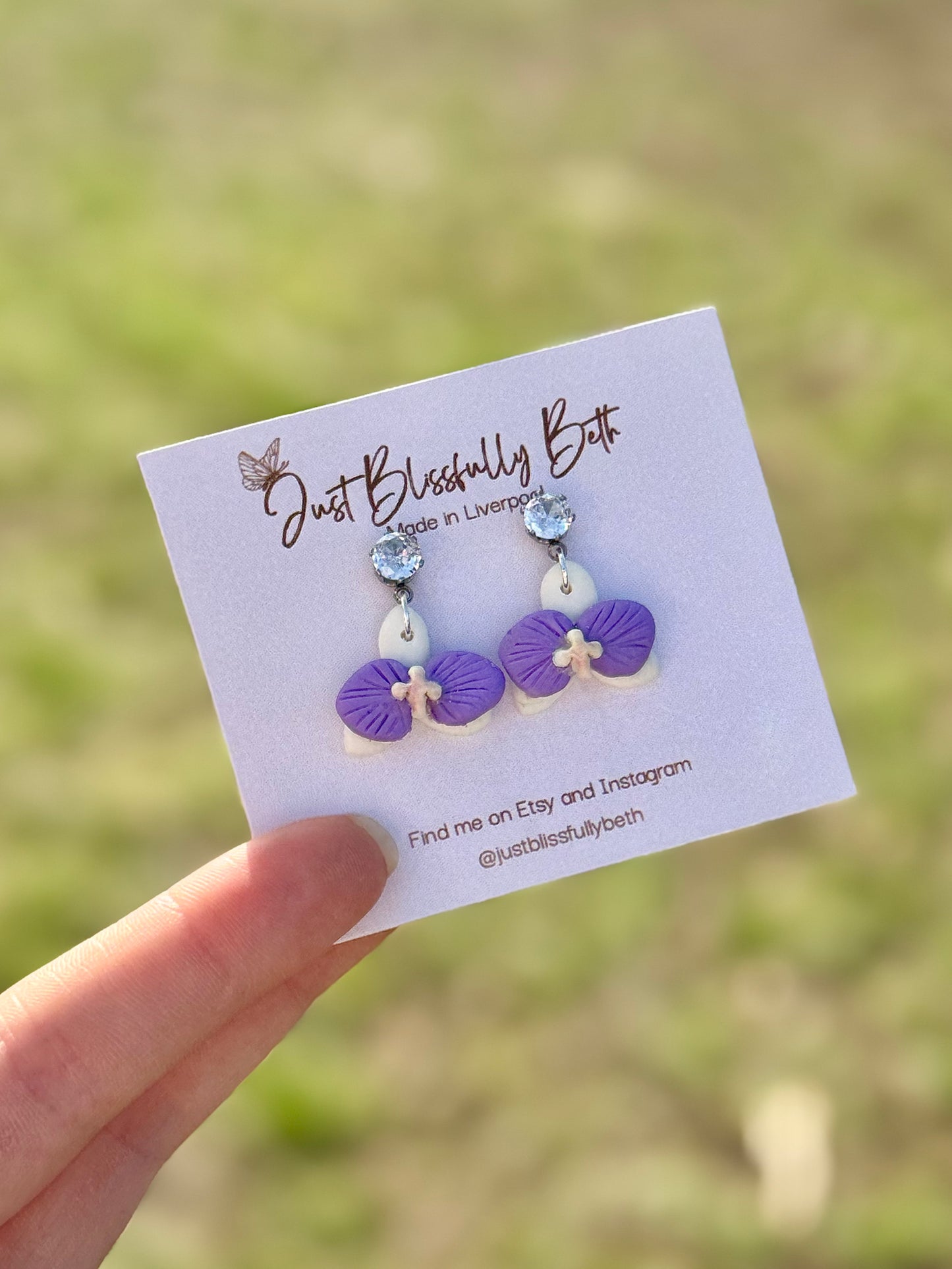 Orchid Earrings