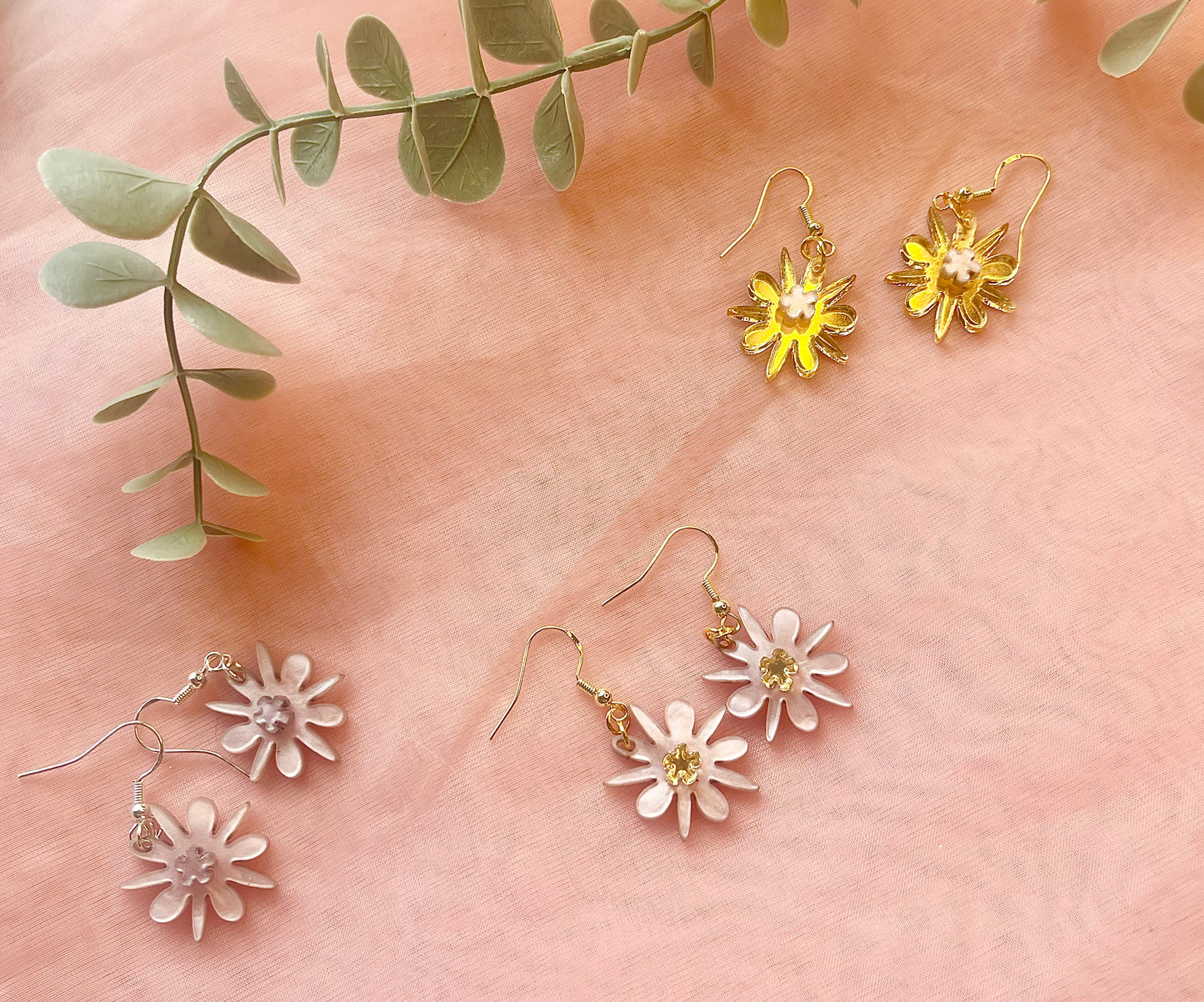 Floral fancies earrings - Gold