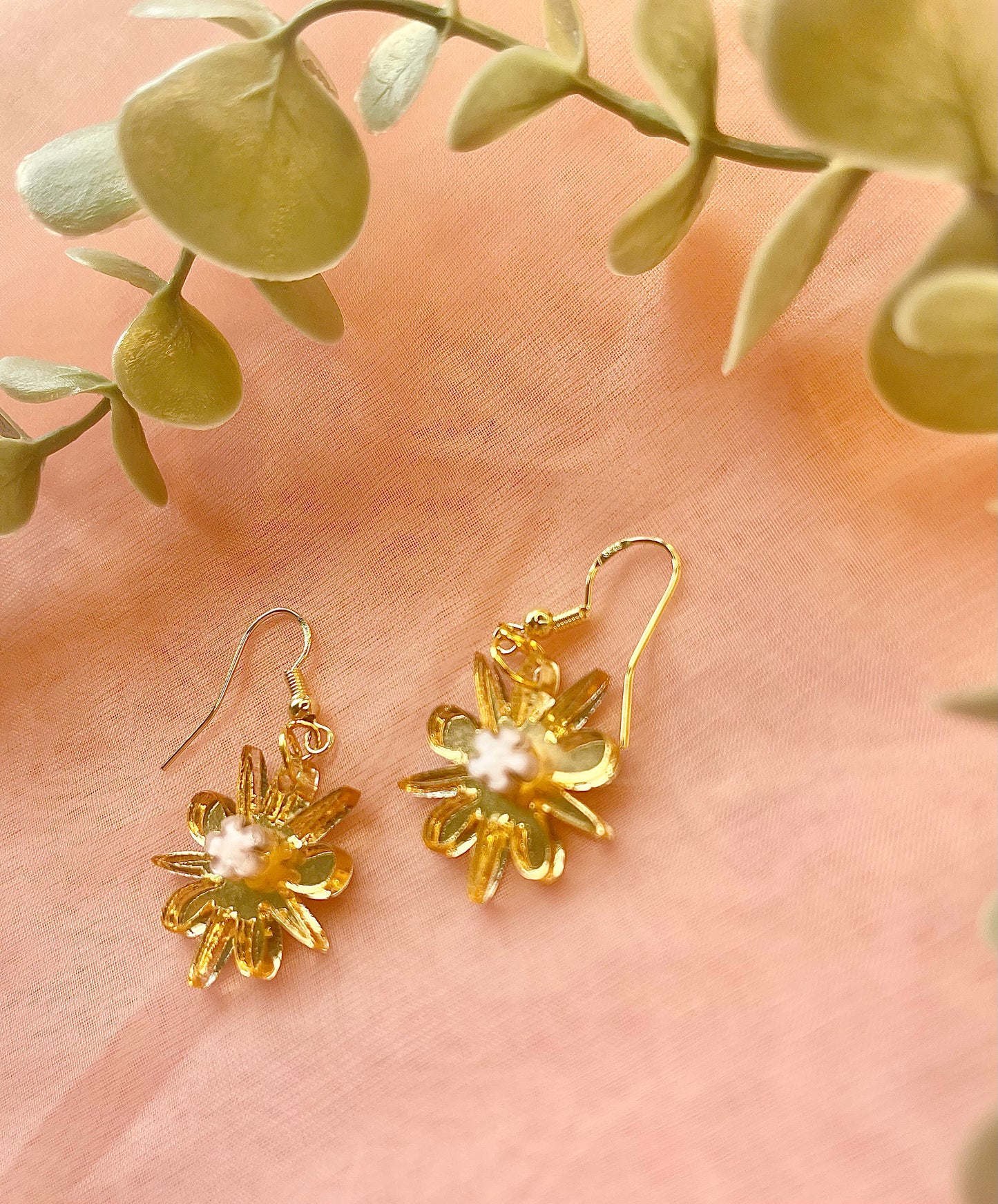 Floral fancies earrings - Gold