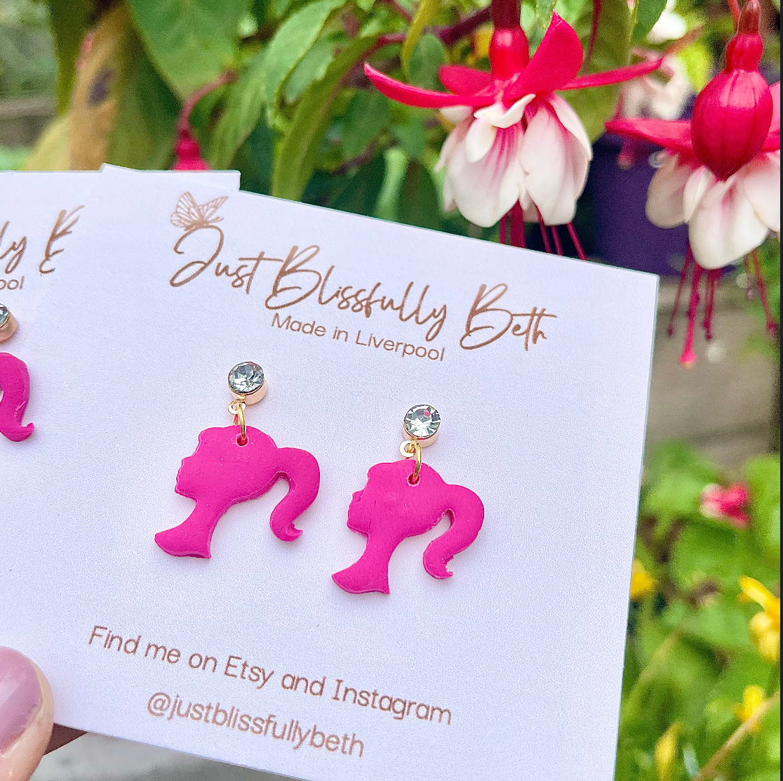 Barbie Girl earrings