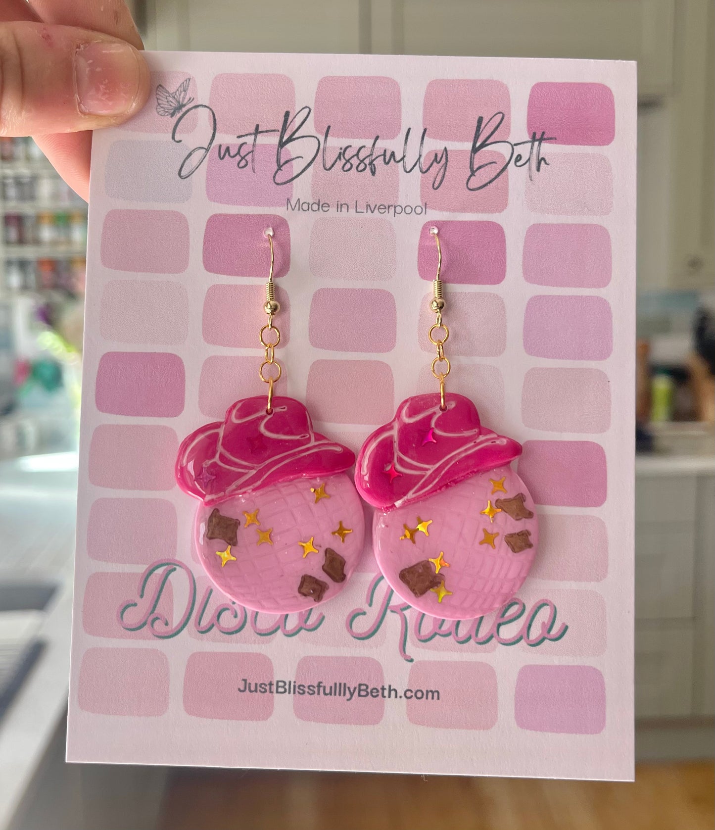 Disco rodeo earrings