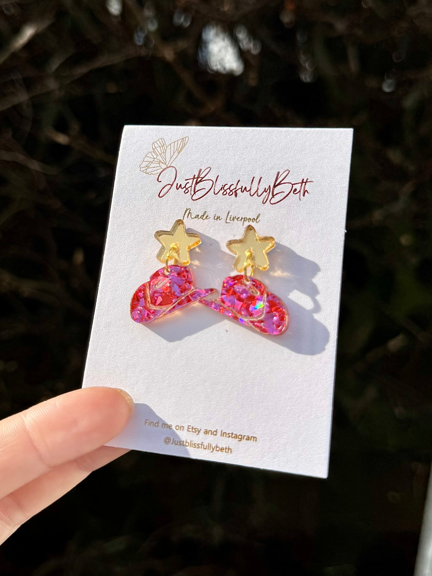Cowgirl Hat earrings