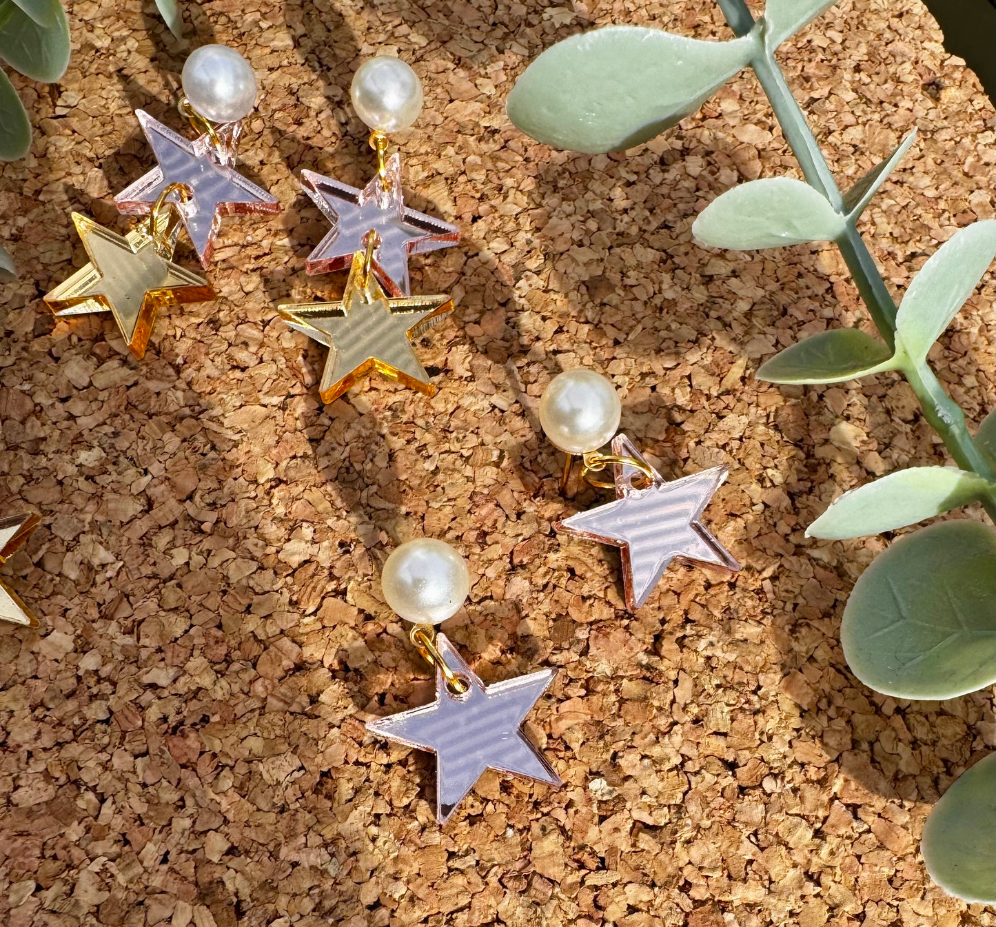 Stacked star Earrings