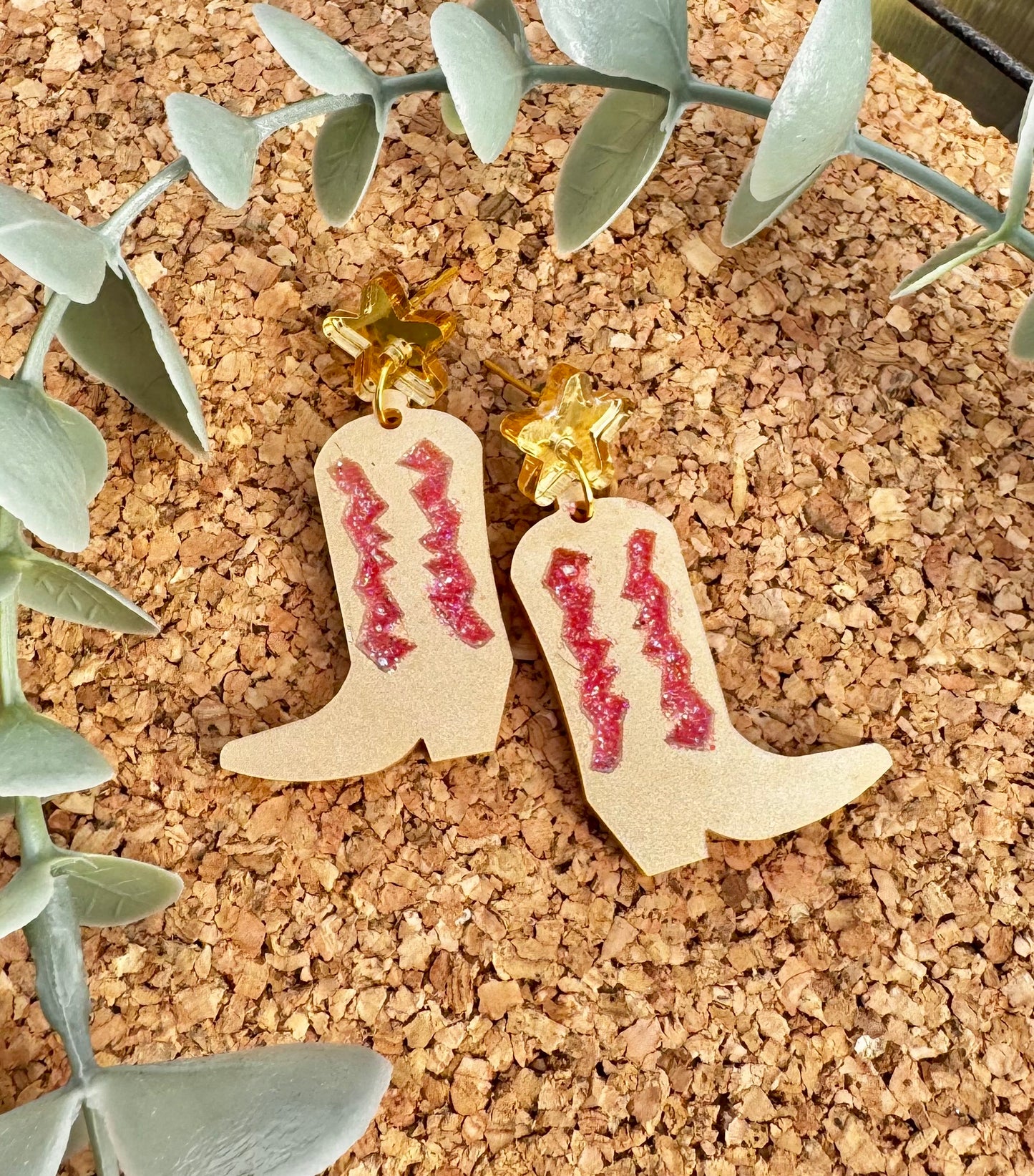 Cowgirl Booties - Glitter detailed