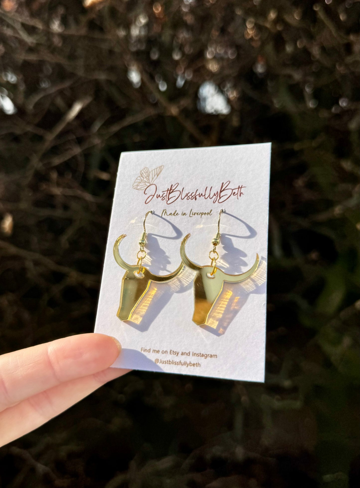 Western Bull earrings