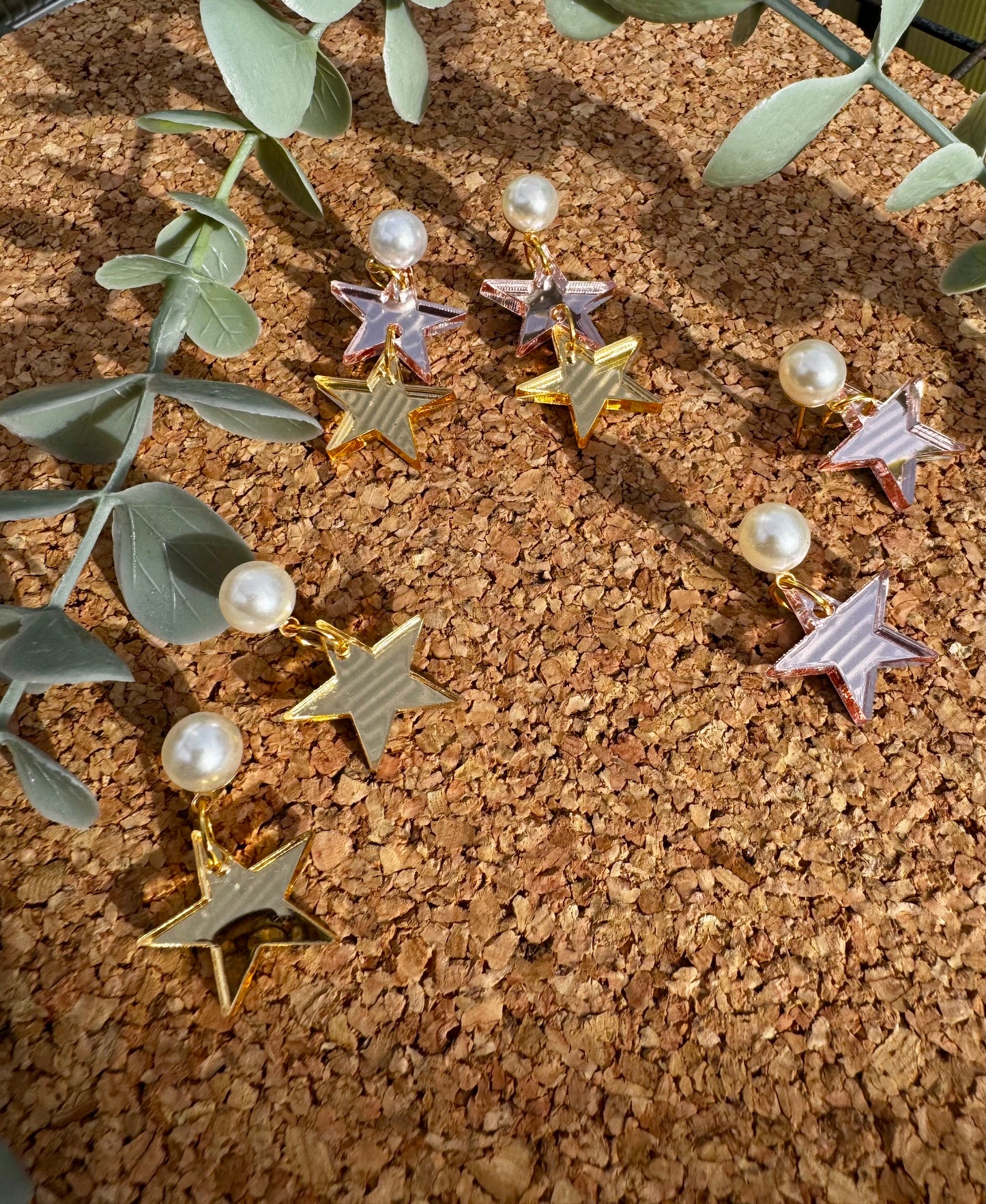 Stacked star Earrings