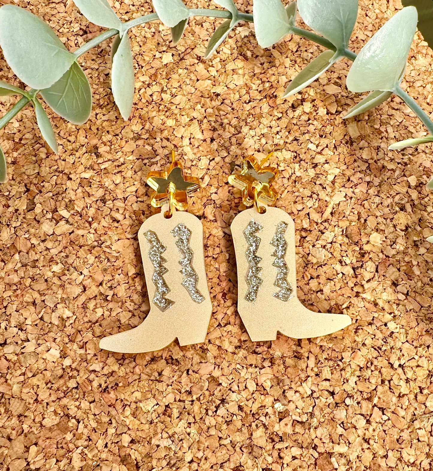 Cowgirl Booties - Glitter detailed