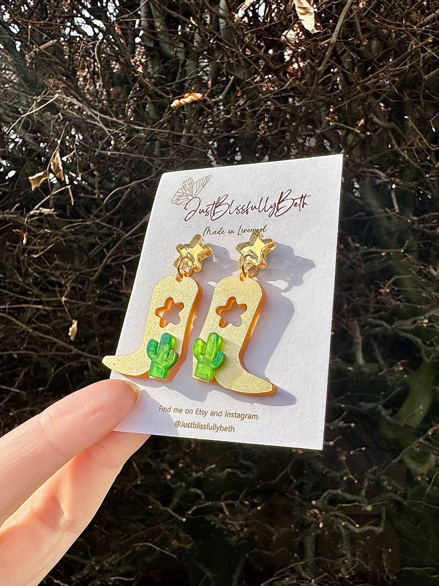 Cowgirl Booties -Cactus boot