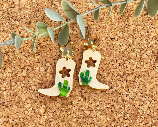 Cowgirl Booties -Cactus boot