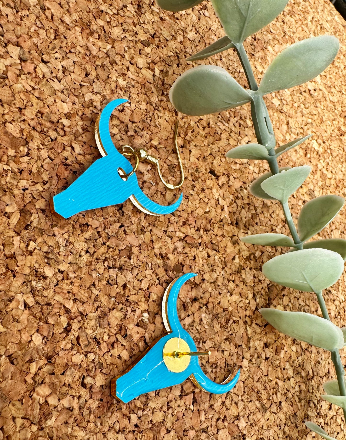 Western Bull earrings