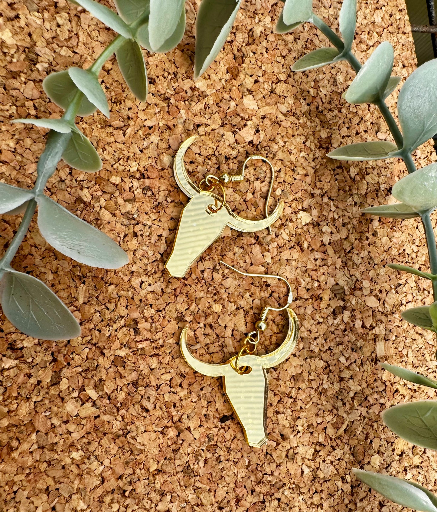 Western Bull earrings