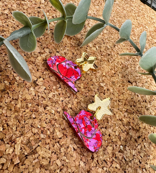 Cowgirl Hat earrings