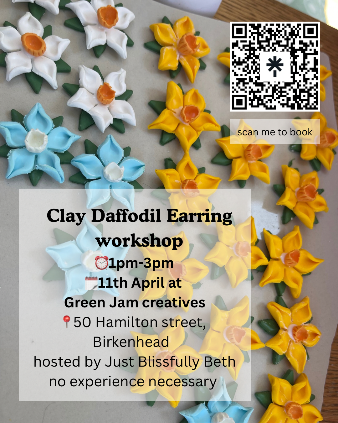 Daffodil workshop- 11th April 1-3pm Green Jam Creatives