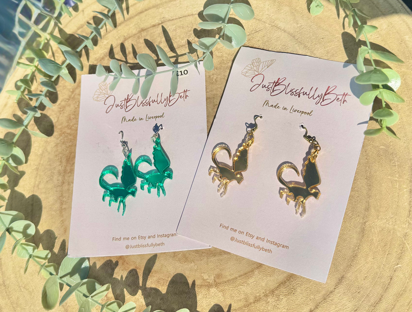 Flying Monkey earrings