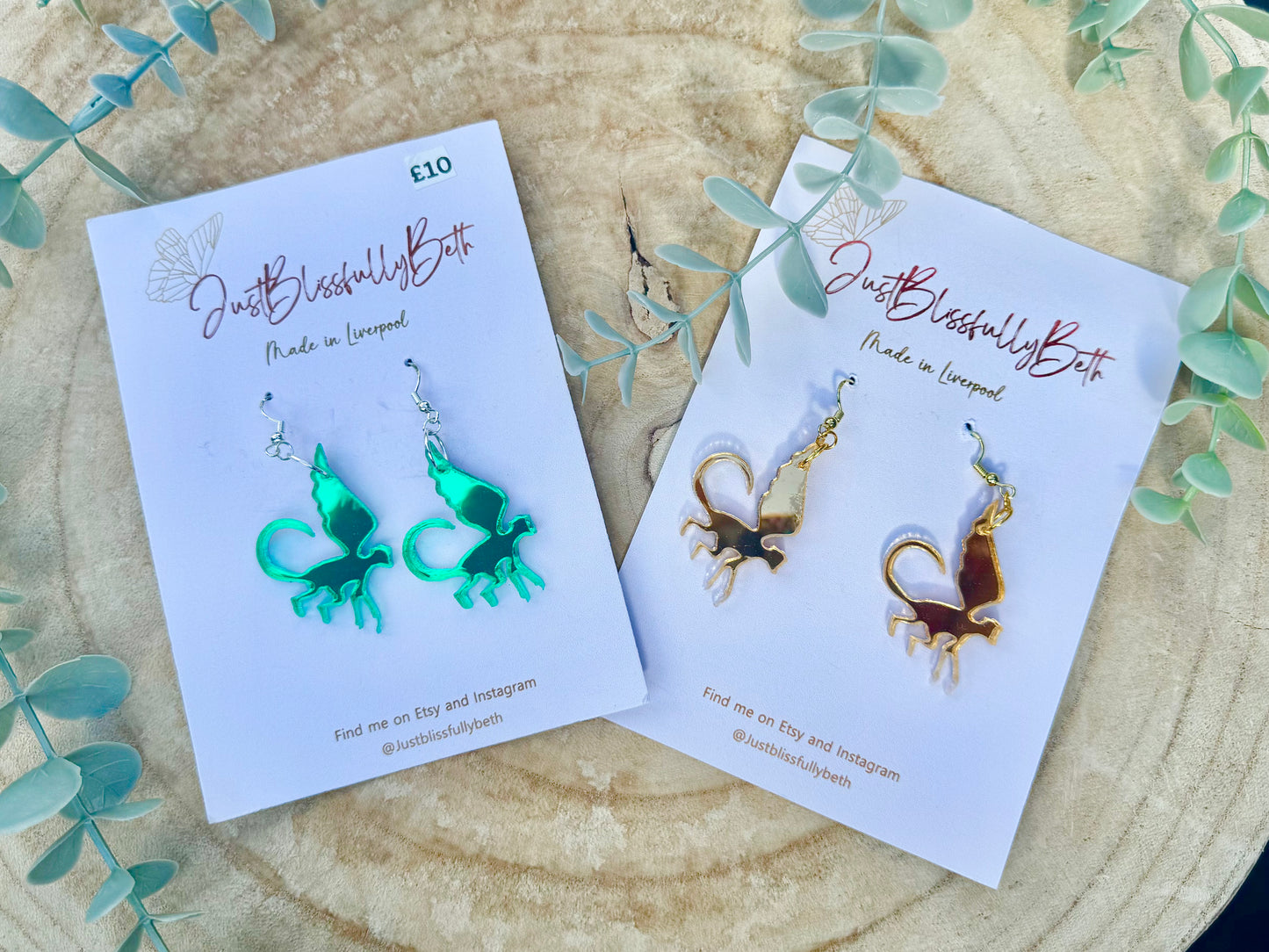 Flying Monkey earrings