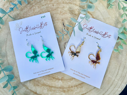 Flying Monkey earrings