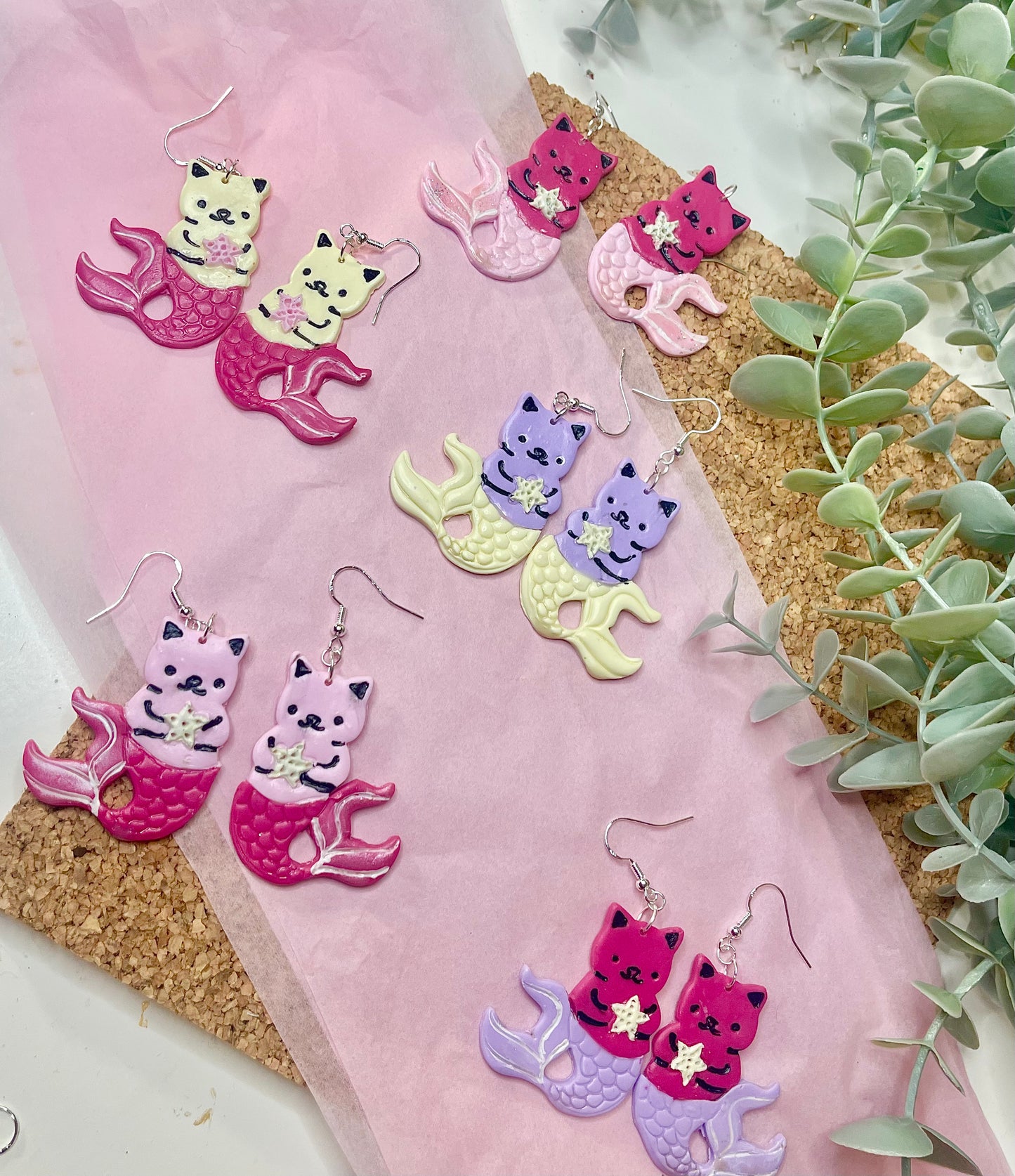 Cat-maid earrings