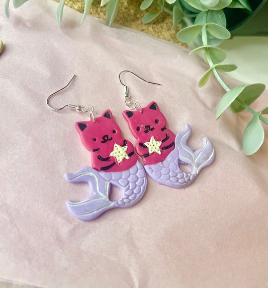 Cat-maid earrings