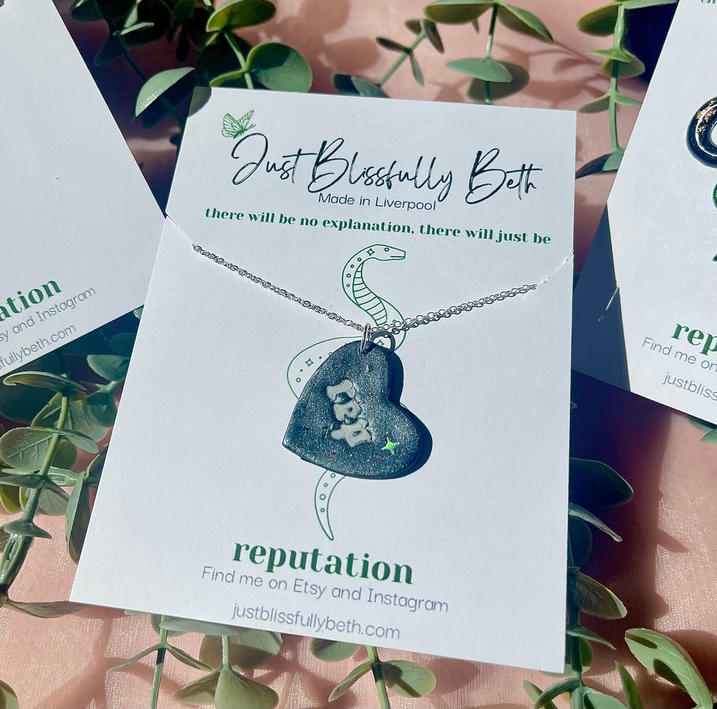 Reputation Necklace or earring