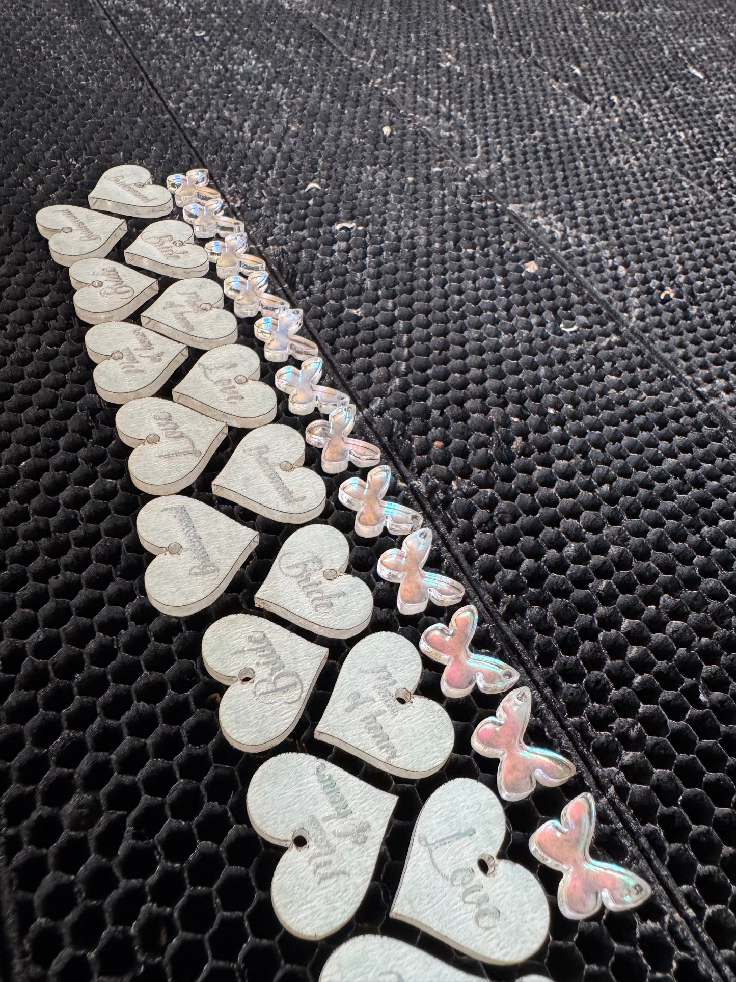 Acrylic Bride Earrings